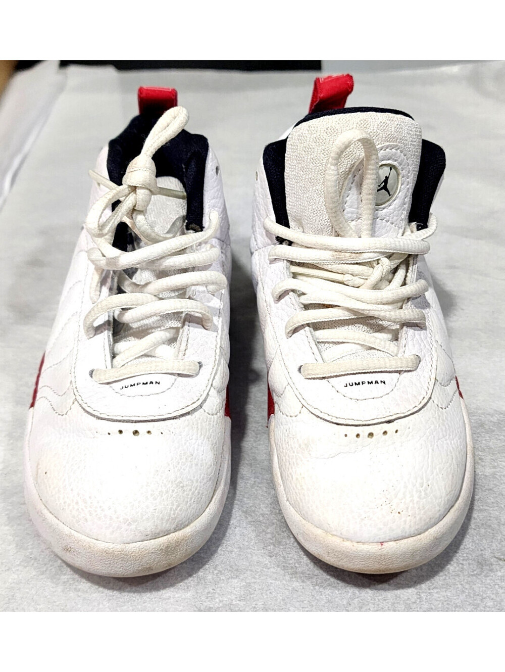 Nike Air Jordan Jumpman Pro BT Toddler White Sneaker Gym Red 909418 120 Size 10C